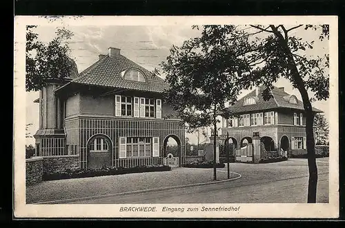 AK Brackwede, Eingang zum Sennefriedhof