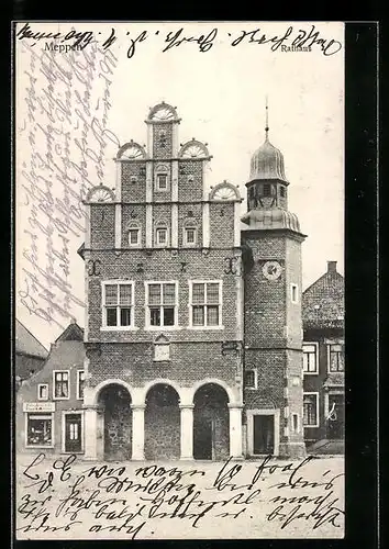AK Meppen, Partie am Rathaus