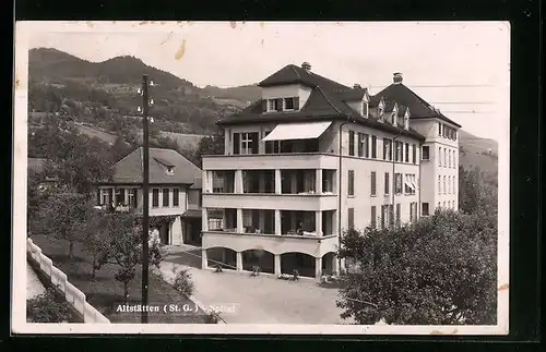 AK Altstätten, Blick auf das Spital