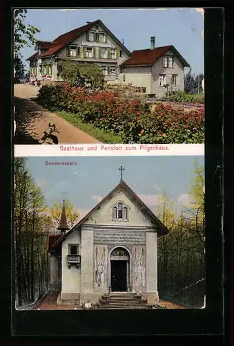 AK Benken, Gasthaus und Pension Zum Pilgerhaus Maria Bildstein, E. Fäh Zahner