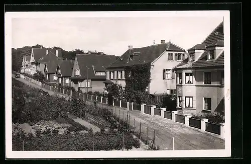 AK Neunkirchen /Saar, Häuserreihe in der Biedersbergstrasse