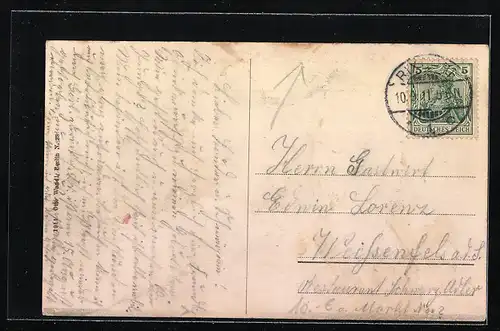 AK Berlin-Neukölln, Städt. Krankenhaus, Rudower Chaussee