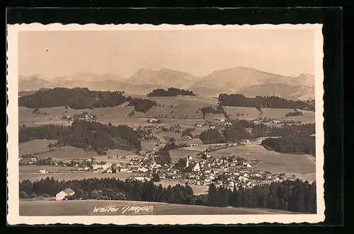 AK Weiler /Allg., Gesamtansicht aus der Vogelschau