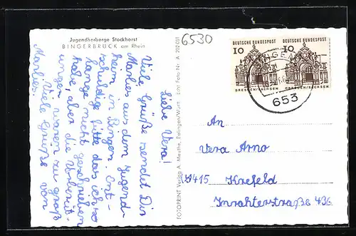 AK Bingerbrück /Rh., Jugendherberge Stockhorst