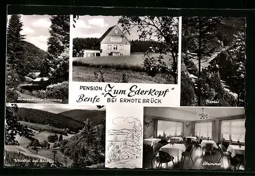 AK Benfe bei Erndtebrück, Pension zum Ederkopf, Ilsetal