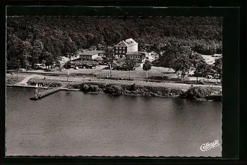 AK Haltern a. See, Hotel Seehof, Fliegeraufnahme