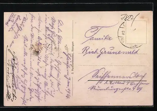 AK Häusern /Bad. Schwarzwald, Teilansicht