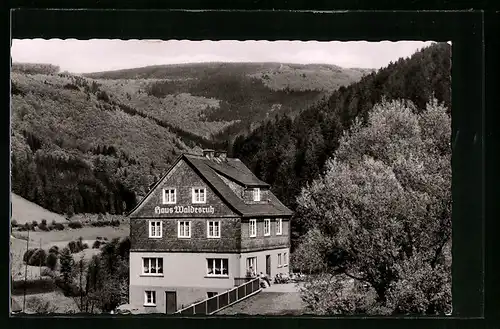 AK Schwalefeld /Waldeck, Pension Haus Waldesruh