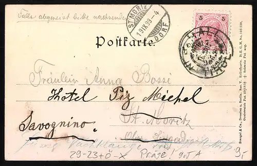 AK Innsbruck, Strassenpartie mit Hofkirche