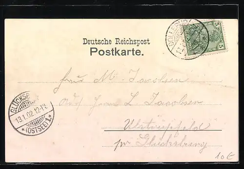 AK Dollerup, Bahnhofs-Hotel P. Matthiesen