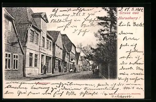 AK Horneburg, Blick in die Langestrasse