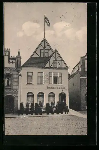 AK Tönning, Hotel z. Prinzen Heinrich, Franz Billard