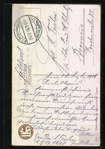 AK Kleinrussische ruthenische Typen, Ukrainerin in Tracht