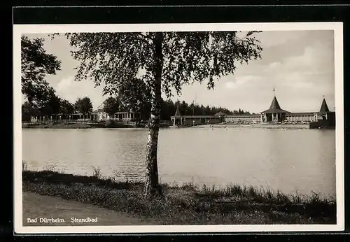 AK Bad Dürrheim, Partie am Strandbad