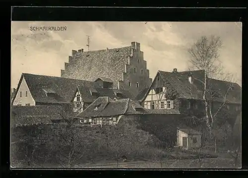 AK Schmalkalden, Blick auf altes Fachwerk