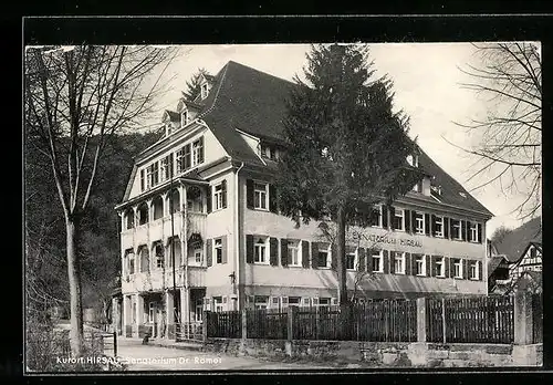 AK Hirsau / Schwarzwald, Sanatorium Dr. Römer