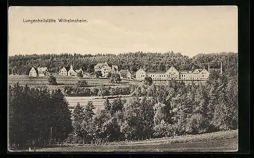 AK Wilhelmsheim, Blick auf die Lungenheilstätte