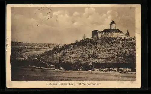 AK Oppenweiler, Schloss Reichenberg mit Wilhelmsheim