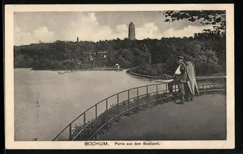 AK Bochum, Partie aus dem Stadtpark
