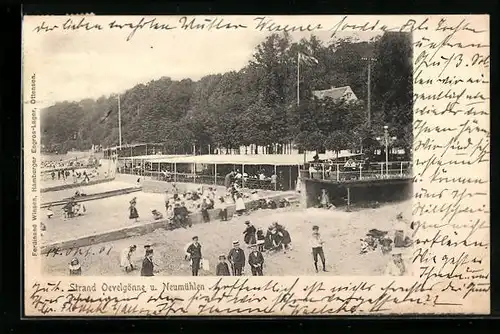 AK Hamburg-Övelgönne, Strand und Neumühlen
