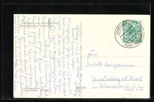 AK Schönberg am Kapellenberg, Ortspartie