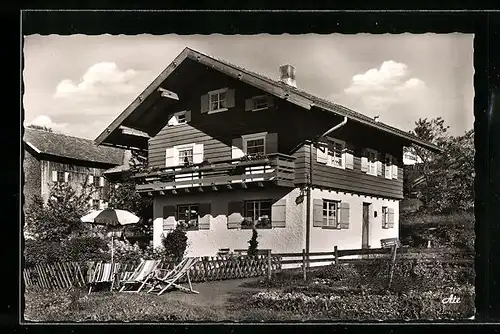 AK Maria-Rain /Allgäu, Pension Haus Alpenglühn von Ottmar Riefler