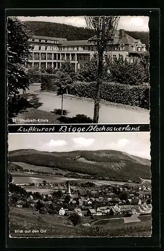 AK Bigge /Hochsauerland, St. Elisabeth-Klinik, Panorama