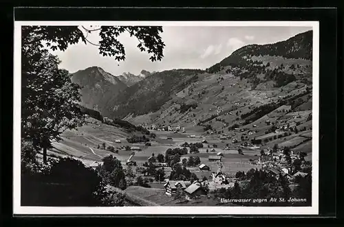 AK Unterwasser, Partie gegen Alt St. Johann