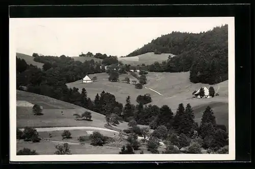 AK Langenbruck, Schwengi, Ansicht von oben