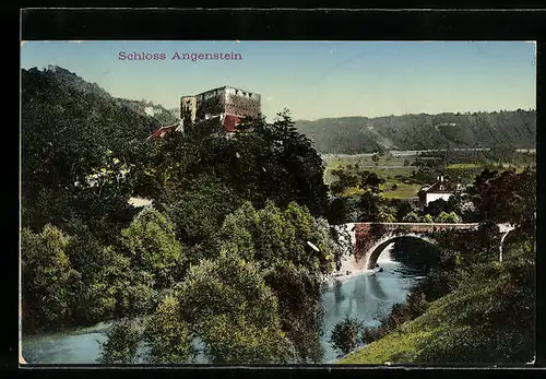 AK Angenstein, Schloss Angenstein mit Brücke