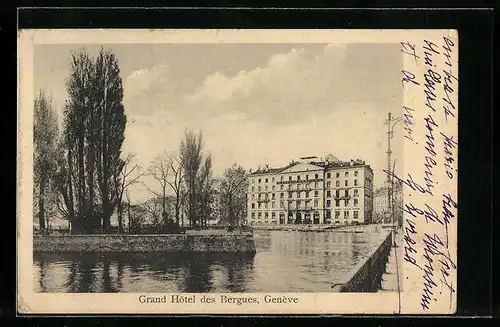 AK Genève, Grand Hotel des Bergues