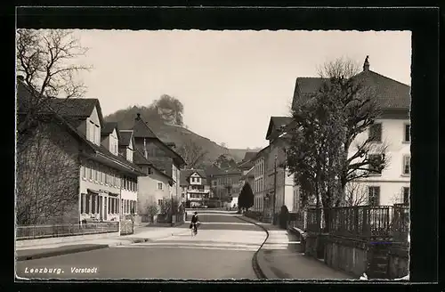 AK Lenzburg, Vorstadt, Strassenpartie