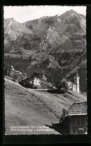 AK Niederrickenbach, Hotel Kurhaus Engel, Brisen u. Wallfahrtskirche