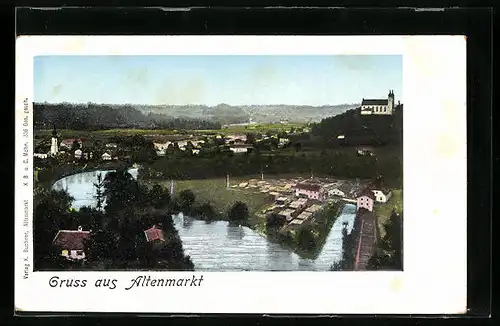 AK Altenmarkt, Gesamtansicht des Ortes