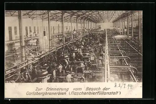 AK Kopenhagen, Carlsberg-Brauerei, Innenansicht