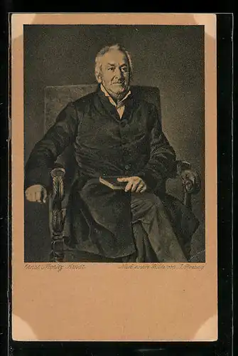 AK Ernst Moritz Arndt, Portrait des Dichters