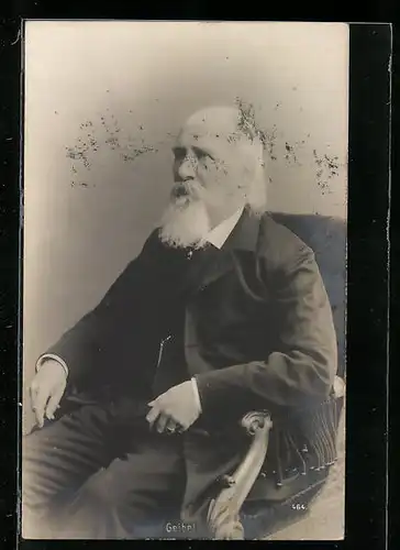 AK Dichter Geibel im Portrait