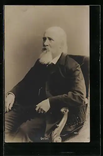 AK Dichter Geibel im Portrait