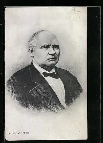 AK Portrait von J. W. Jannsen