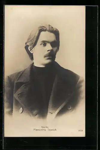 AK Portrait Maxim Gorki