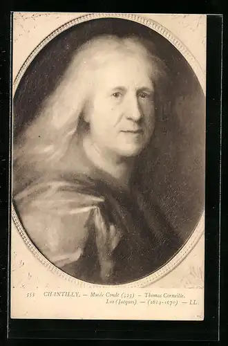 AK Portrait des Dichters Chantilly