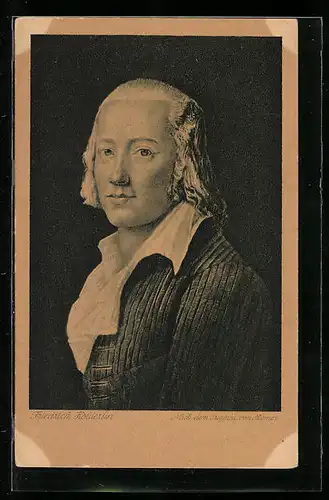 AK Friedrich Hölderlin, Portrait des Dichters