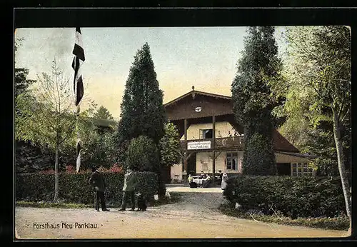 AK Neu-Panklau, Gasthaus Forsthaus Neu-Panklau