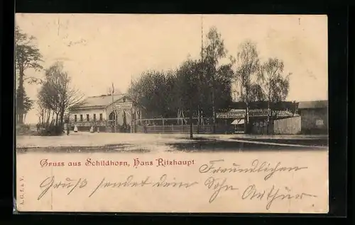 AK Berlin-Grunewald, Schildhorn, Restaurant von Hans Ritzhaupt