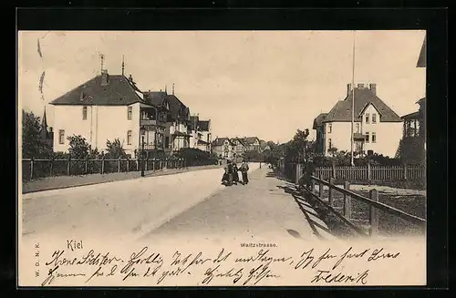 AK Kiel, Häuserpartie in der Waitzstrasse