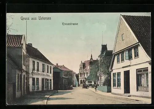 AK Uetersen, Blick in die Kreuzstrasse
