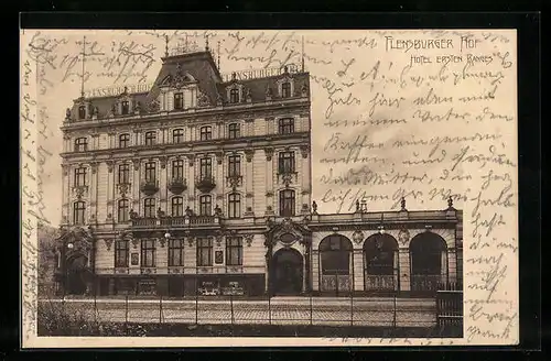 AK Flensburg, Der Flensburger Hof, Hotel ersten Ranges