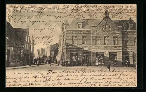 AK Garding, Partie aus dem Ort
