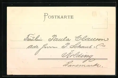 AK Hamburg-Othmarschen, Ritscher`s Wirtshaus, Altes Ritscher`s Wirtshaus, 1822 durch Brandstiftung zerstört