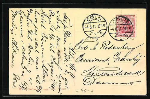 AK Köln-Neustadt, Hohenzollern-Ring und Limburger Strasse, Strassenbahn